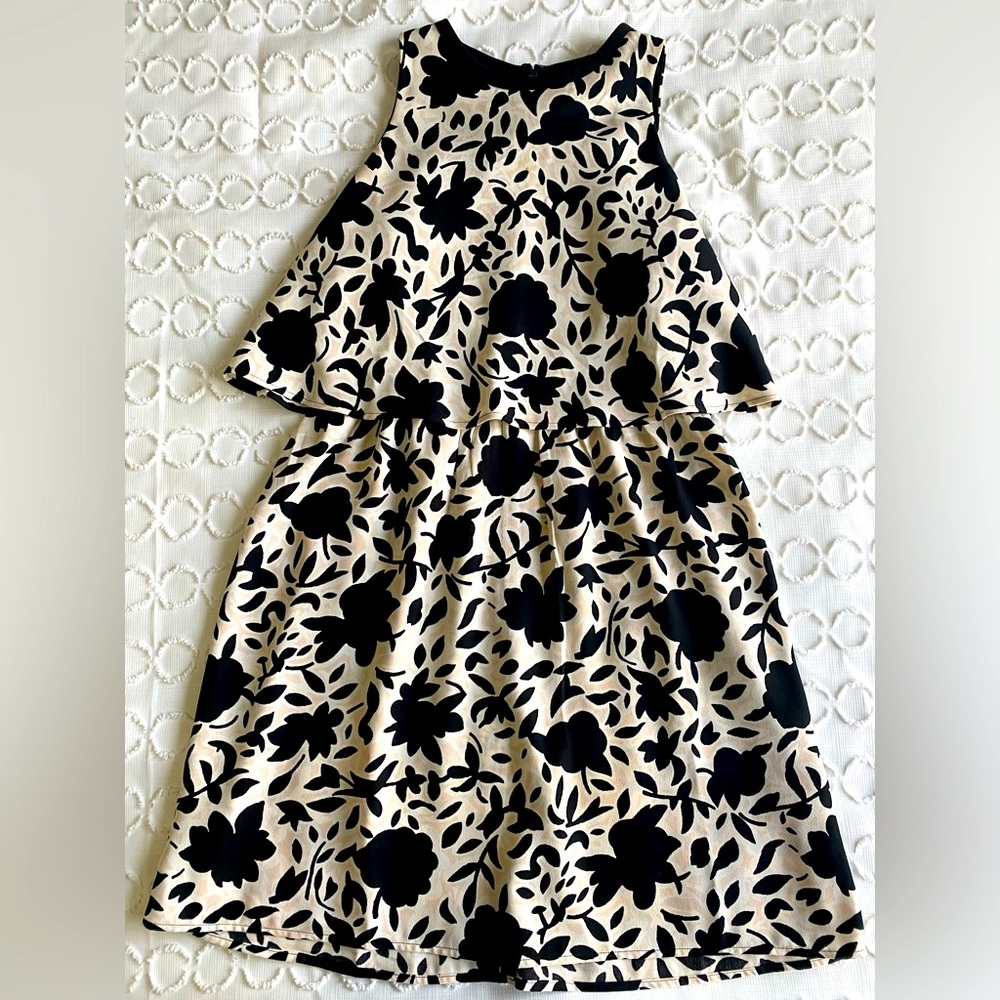 Loft Peplum Style Floral Dress